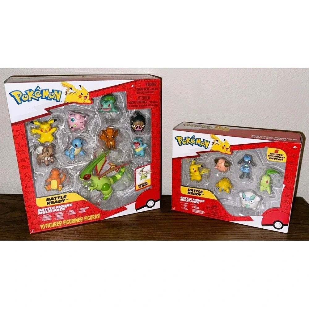 Pokemon Battle Ready 16 Figures 2 MULTI PACKS Pikachu Flygon Joltik Riolu Cleffa